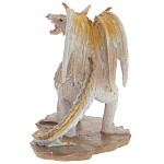 Декоративная статуэтка Дракон Dragon Beige Gold Statuette варинант исполнения - 4 | Loft Concept в Волгограде