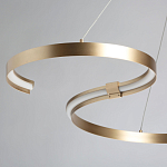 Люстра подвесная светодиодная в виде волнообразной ленты Ribbon Vortex варинант исполнения - 23 | Loft Concept в Волгограде