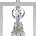 Торшер с прямоугольным тканевым абажуром на белом мраморном основании Silver Threads варинант исполнения - 2 | Loft Concept в Волгограде