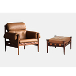 Пуф с каркасом из дерева и обивкой из кожи Furniture Medieval варинант исполнения - 1 | Loft Concept в Волгограде