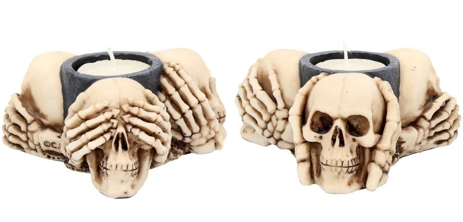 Подсвечник Three Wise Skulls - Loft-Concept в Волгограде