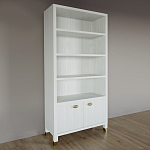 Книжный Стеллаж Elsa Dreams White с задней стенкой варинант исполнения - 2 | Loft Concept в Волгограде