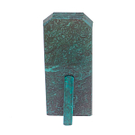 Часы погон ВС подарочные настольные из натурального камня Змеевик Military Clock варинант исполнения - 18 | Loft Concept в Волгограде