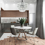 Люстра с хрустальными подвесками в виде капель Antoine Crystal Drops Chrome Chandelier 9 варинант исполнения - 3 | Loft Concept в Волгограде