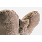 Дизайнерское плюшевое кресло в форме руки бежевое Poltronova Joe Plush Dove Grey варинант исполнения - 1 | Loft Concept в Волгограде