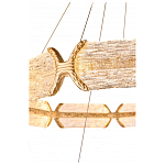 Люстра кольцевая с текстурным природным рисунком IceFlame варинант исполнения - 5 | Loft Concept в Волгограде