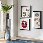 Панно Змея и яблоко вышивка бисер MUSE SNAKE & APPLE BEADED ART варинант исполнения - 1 | Loft Concept в Волгограде