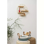 Корзина для хранения с ручками плетеная Interlacement Green  варинант исполнения - 4 | Loft Concept в Волгограде