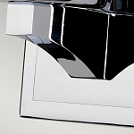 Бра для ванных комнат с белым цилиндрическим плафоном на прямоугольном основании цвета хром Feiss варинант исполнения - 4 | Loft Concept в Волгограде