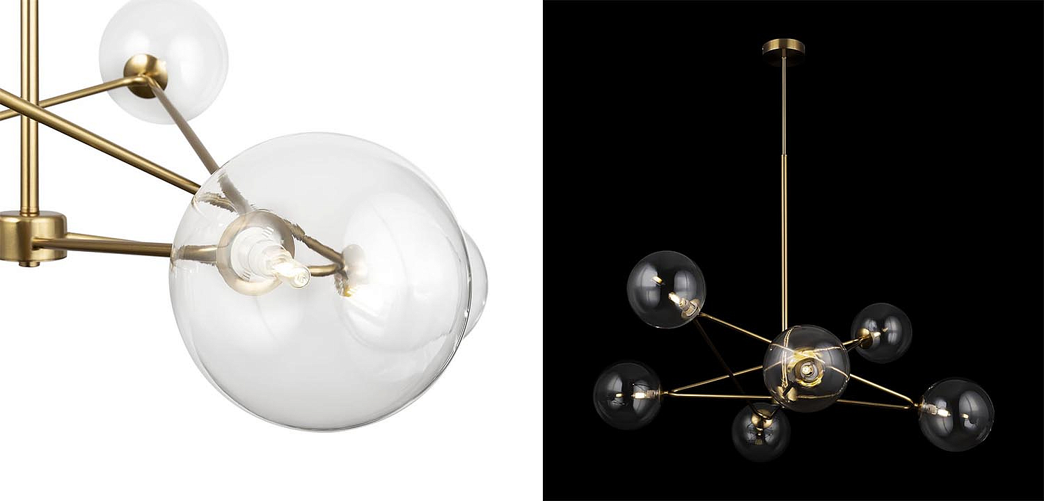 Люстра Chandelier Constellation Orbs Transparent Люстра Chandelier Constellation Orbs Transparent - Loft-Concept в Волгограде
