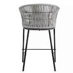 Стул барный с декоративным плетением на спинке и подлокотниках Chair Weave варинант исполнения - 4 | Loft Concept в Волгограде