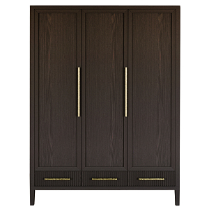 Большой Шкаф Primo Темный орех с 3 дверьми и 3 выдвижными ящиками