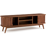 ТВ-тумба с двумя раздвижными дверцами Toinette Brown TV Stand варинант исполнения - 3 | Loft Concept в Волгограде