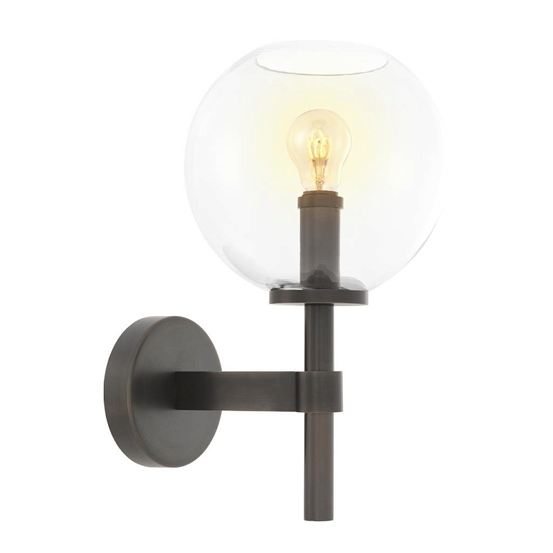 Бра Wall Lamp Jade Bronze Темная бронза Прозрачный (Transparent) Бра Wall Lamp Jade Bronze Темная бронза Прозрачный (Transparent) в Волгограде | Loft Concept