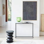 Фигурный приставной столик черного цвета AMORPHOUS варинант исполнения - 4 | Loft Concept в Волгограде