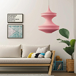 Подвесной вязаный розовый светильник «Моника» варинант исполнения - 4 | Loft Concept в Волгограде