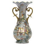 Ваза фарфоровая с попугаями Gaya варинант исполнения - 2 | Loft Concept в Волгограде