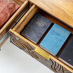 Комод с выдвижными ящиками и фактурным фасадом Termite варинант исполнения - 6 | Loft Concept в Волгограде