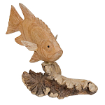 Статуэтка из дерева рыба Animals of the World варинант исполнения - 4 | Loft Concept в Волгограде